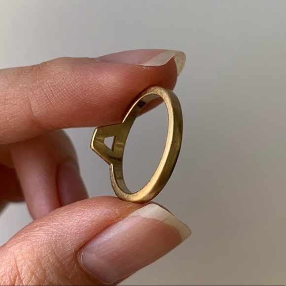 Madewell Geometric Ring - Picture 7 of 9